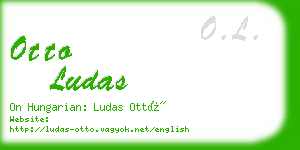 otto ludas business card